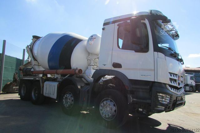 Betonmischer LKW MERCEDES-BENZ 3540 8x4 BB - STETTER 9 m³ - Nr.: 467