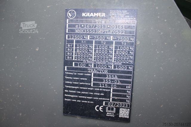 Încărcător pe roți KRAMER KL 55.8T - TELESKOPLADER Nr.: 522