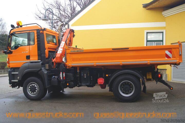 Kipper LKW MAN TGS 18.320 BL 4x4 /TÜV/ ATLAS 65.2/ MEILLER/Winterdienst