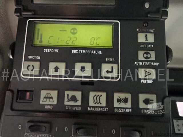 φορτηγό ψυγείο Renault D16.250 -E6 -Carrier 1250mt - Klima - air suspension rear