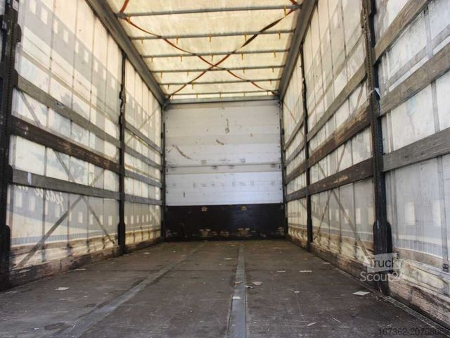 Platformas kravas automašīna ar tentu DAF LF 280 FA, SLEEPING CABIN, TRANSIT SET + PANAV