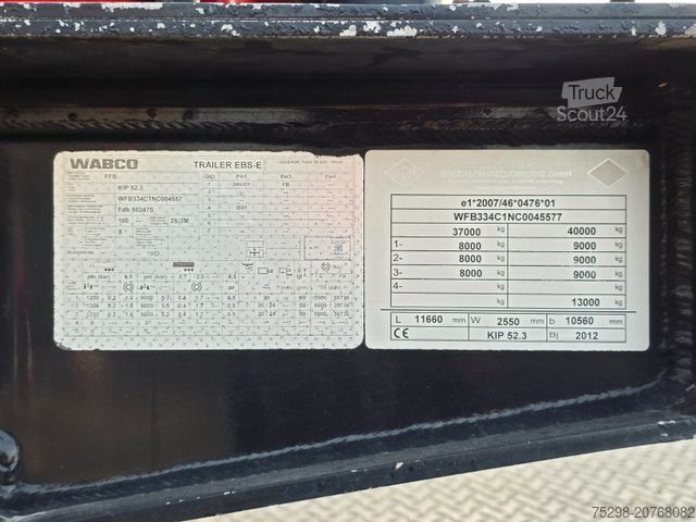 Siloauflieger FELDBINDER KIP 52/7000/A/2 / Alu-Felgen / ADR AT / 52.000 l