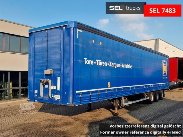 Auflieger mit Pritsche & Plane Stern SP270 / Staplerhalt./Aluklappen/Lenkachse