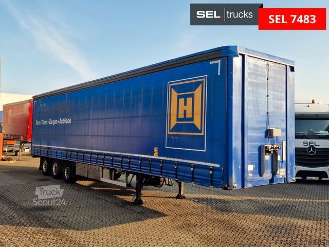 Auflieger mit Pritsche & Plane Stern SP270 / Staplerhalt./Aluklappen/Lenkachse