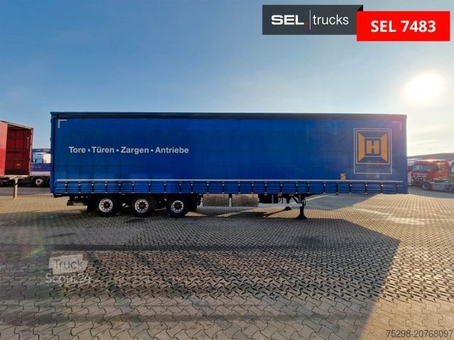 Auflieger mit Pritsche & Plane Stern SP270 / Staplerhalt./Aluklappen/Lenkachse