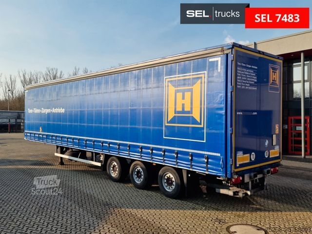 Auflieger mit Pritsche & Plane Stern SP270 / Staplerhalt./Aluklappen/Lenkachse