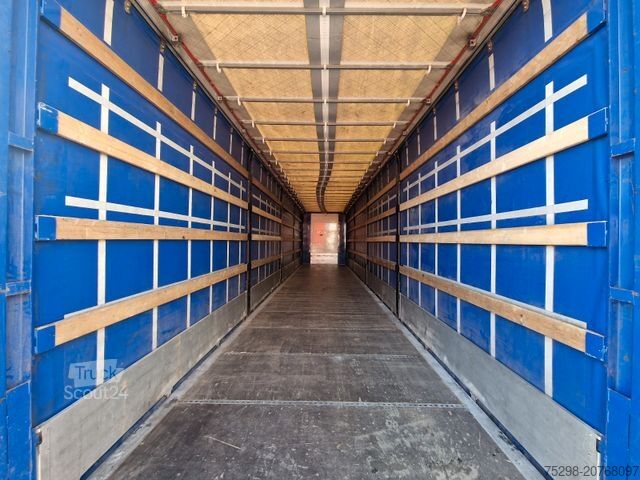 Auflieger mit Pritsche & Plane Stern SP270 / Staplerhalt./Aluklappen/Lenkachse