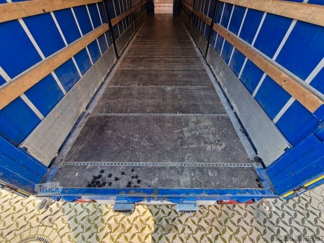 Auflieger mit Pritsche & Plane Stern SP270 / Staplerhalt./Aluklappen/Lenkachse