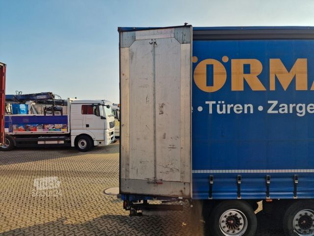 Auflieger mit Pritsche & Plane Stern SP270 / Staplerhalt./Aluklappen/Lenkachse