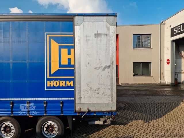 Auflieger mit Pritsche & Plane Stern SP270 / Staplerhalt./Aluklappen/Lenkachse