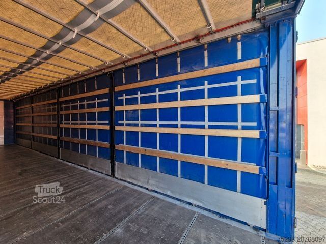 Auflieger mit Pritsche & Plane  Stern SP270 / Staplerhalt./Aluklappen/Lenkachse