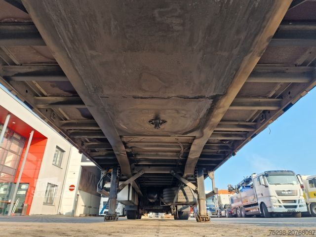 Auflieger mit Pritsche & Plane Stern SP270 / Staplerhalt./Aluklappen/Lenkachse