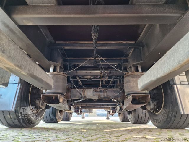 Auflieger mit Pritsche & Plane Stern SP270 / Staplerhalt./Aluklappen/Lenkachse