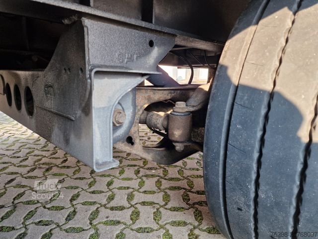 Auflieger mit Pritsche & Plane Stern SP270 / Staplerhalt./Aluklappen/Lenkachse