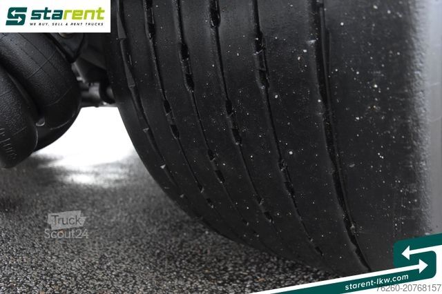 Semirimorchio con telone KRONE Megatrailer Hubdach Liftachse Safe Curtain