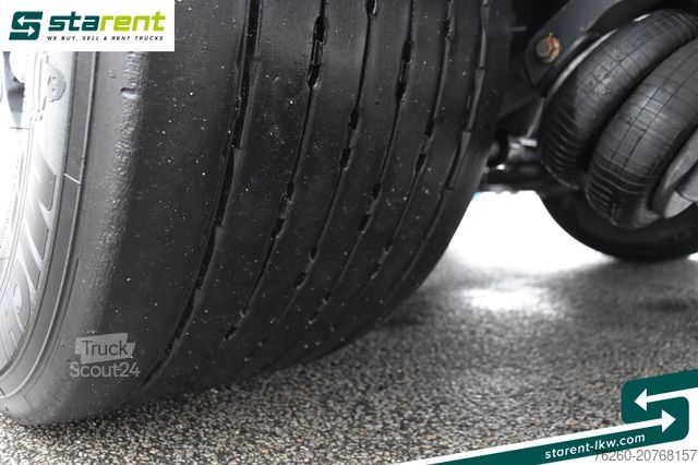 Semirimorchio con telone KRONE Megatrailer Hubdach Liftachse Safe Curtain