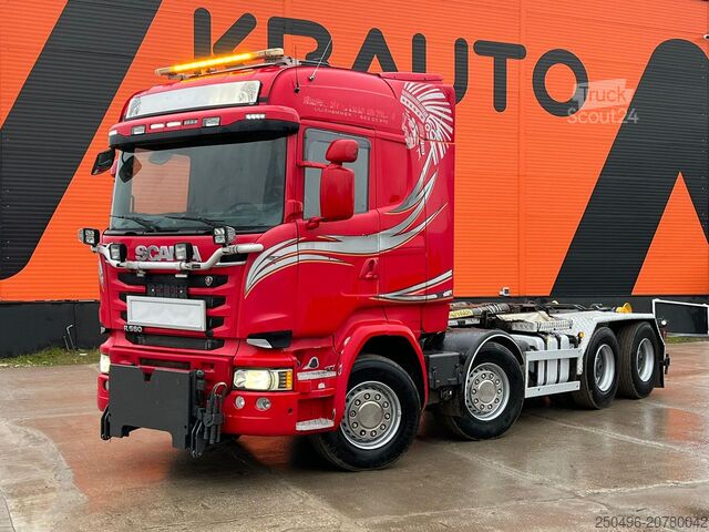 Āķa rokas sistēma Scania R 580 8x4 PALFINGER / L=5600 mm / RETARDER