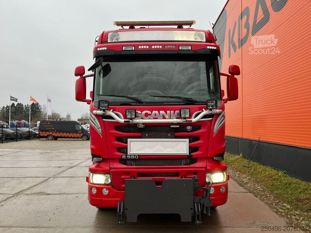 Āķa rokas sistēma Scania R 580 8x4 PALFINGER / L=5600 mm / RETARDER