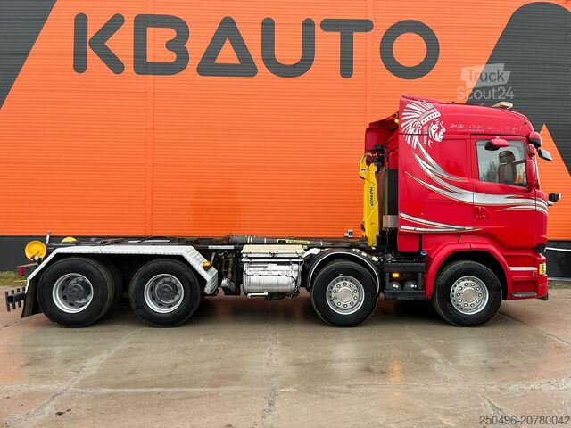 Āķa rokas sistēma Scania R 580 8x4 PALFINGER / L=5600 mm / RETARDER