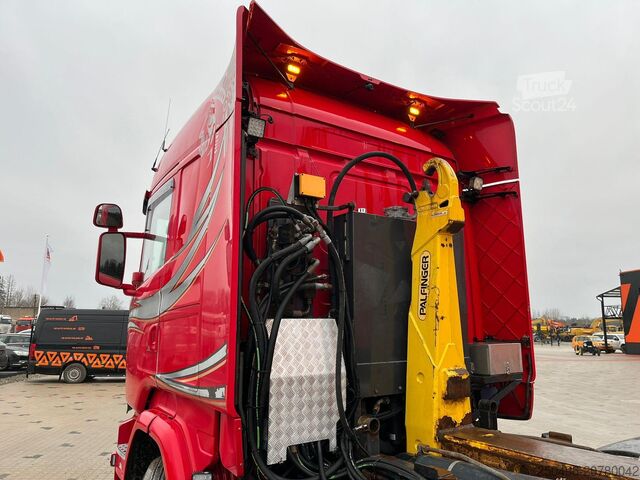 Āķa rokas sistēma Scania R 580 8x4 PALFINGER / L=5600 mm / RETARDER