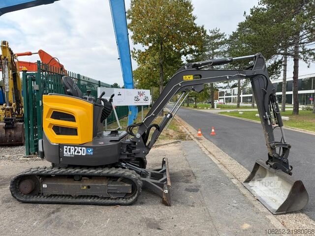 حفارة صغيرة Volvo ECR25D 1159 UREN - SLOOP + SORTEERFUNCTIE - EXT...