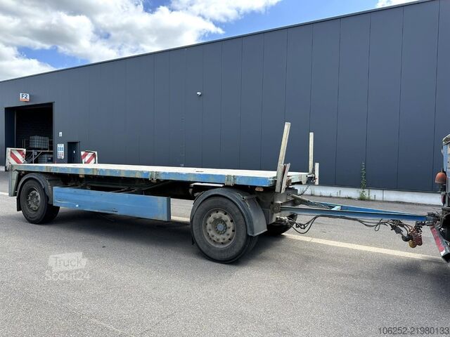 مقطورة منصة KWB A-182-ALI - AANHANGER ALU - BOUWMATERIALEN - 6m...