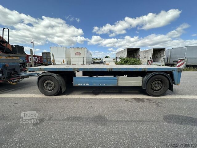 مقطورة منصة KWB A-182-ALI - AANHANGER ALU - BOUWMATERIALEN - 6m...
