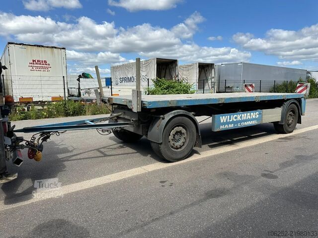 مقطورة منصة KWB A-182-ALI - AANHANGER ALU - BOUWMATERIALEN - 6m...