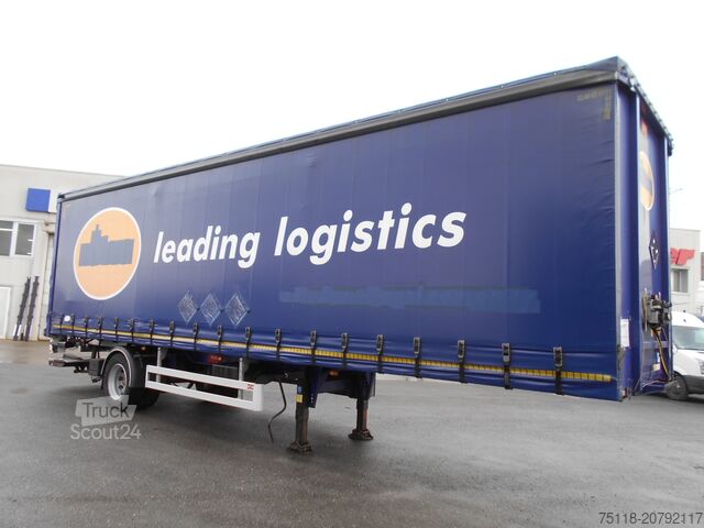 Odprta polprikolica s ponjavo Pacton TBD 122 - CENTINATO 1 ASSE TRIDEC + SPON