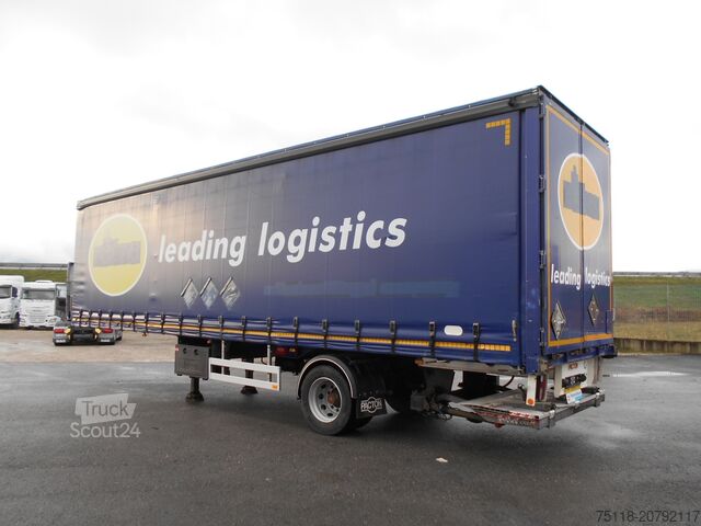 Odprta polprikolica s ponjavo Pacton TBD 122 - CENTINATO 1 ASSE TRIDEC + SPON