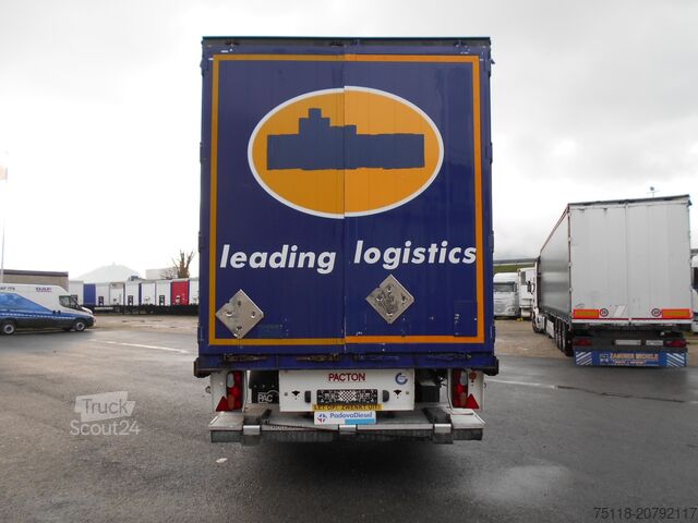 Odprta polprikolica s ponjavo Pacton TBD 122 - CENTINATO 1 ASSE TRIDEC + SPON