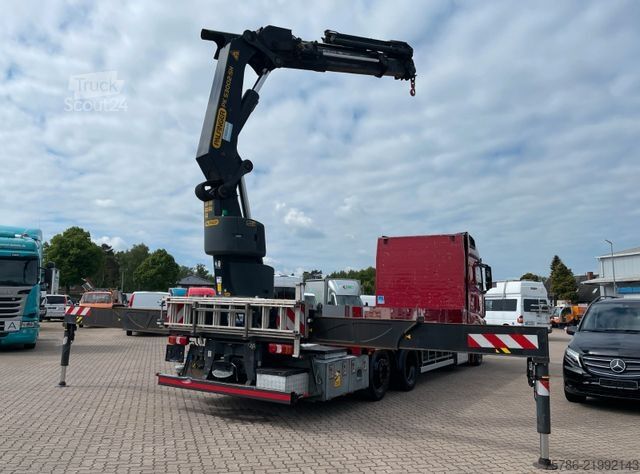 Grúa montada en camión MERCEDES-BENZ Actros 2648 L/ Container/ PK 53002/ 16.3m=2.45t