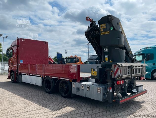 Grúa montada en camión MERCEDES-BENZ Actros 2648 L/ Container/ PK 53002/ 16.3m=2.45t
