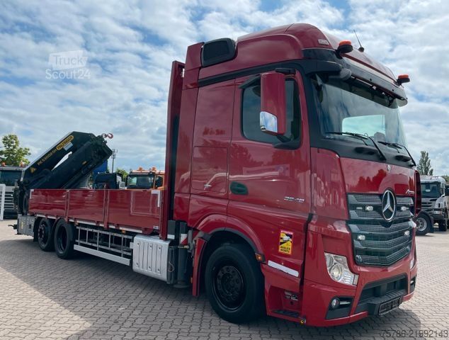 Grúa montada en camión MERCEDES-BENZ Actros 2648 L/ Container/ PK 53002/ 16.3m=2.45t