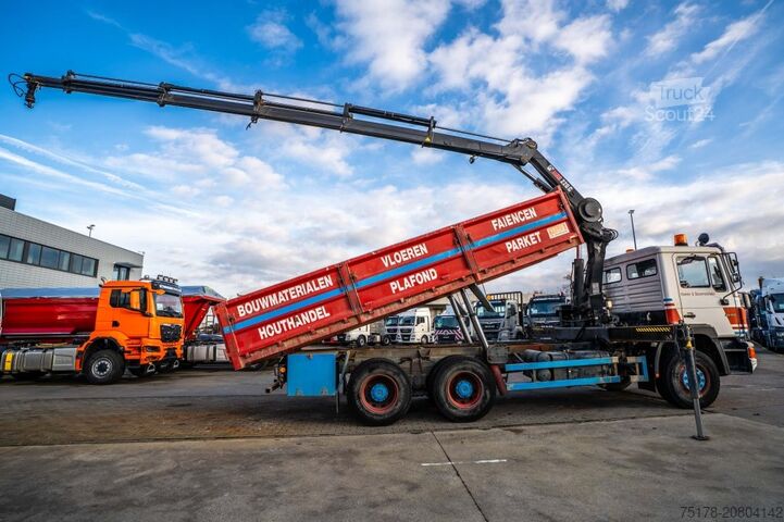 Basculantă cu macara MAN 33.422 DF + HIAB 220 C-5