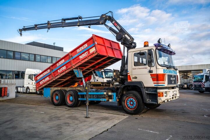 Basculantă cu macara MAN 33.422 DF + HIAB 220 C-5