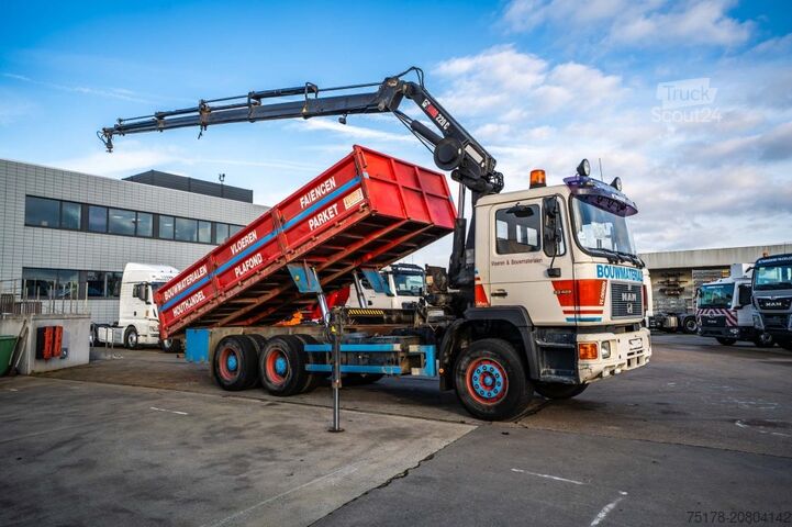Basculantă cu macara MAN 33.422 DF + HIAB 220 C-5