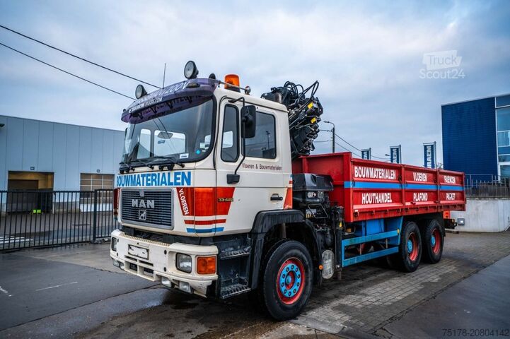 Basculantă cu macara MAN 33.422 DF + HIAB 220 C-5