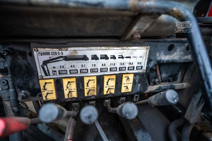 Basculantă cu macara MAN 33.422 DF + HIAB 220 C-5