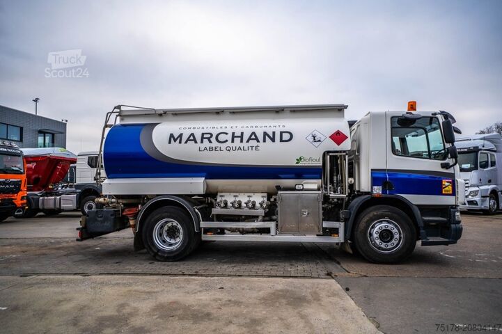 Autocisterna DAF CF 75 360 +ALU MAGYAR 13.500L /4COMP + INTARDER