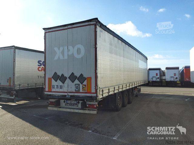 Open semitrailer with tarp Schmitz Cargobull Semitrailer Curtainsider Standard