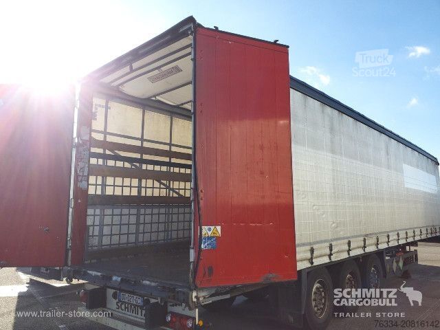 Open oplegger met zeil Schmitz Cargobull Semitrailer Curtainsider Standard