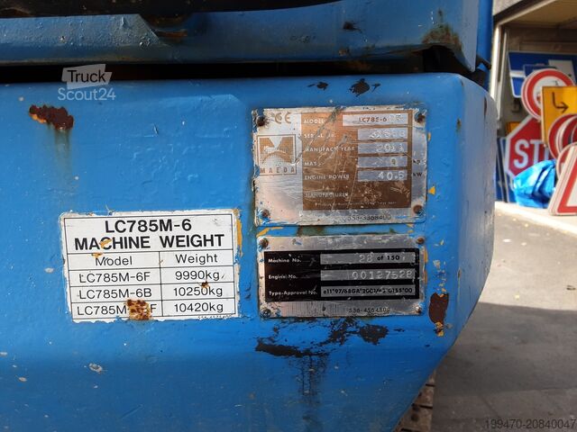 Gosenični žerjav Maeda LC 785-6 BF (16m)