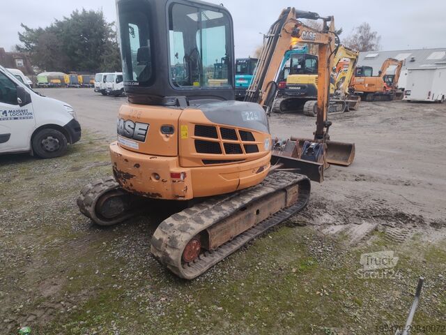 Mini Excavator  < 7t Case CX50B with 3 excavator buckets