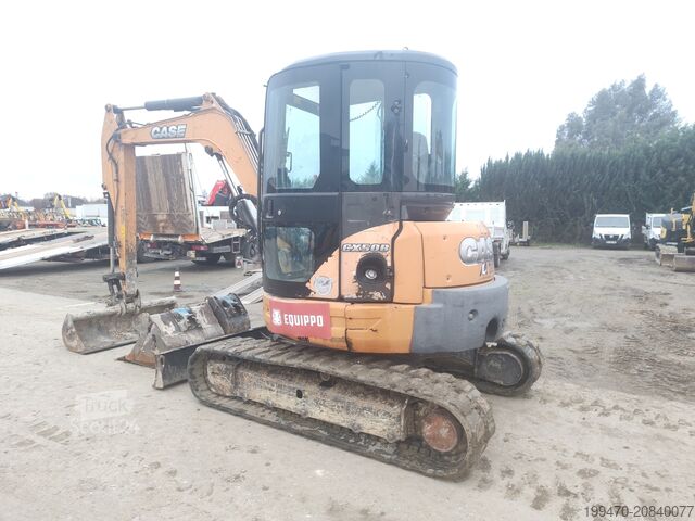 Mini Excavator  < 7t Case CX50B with 3 excavator buckets