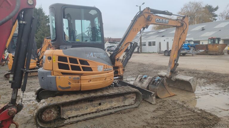 Mini Excavator  < 7t Case CX50B with 3 excavator buckets