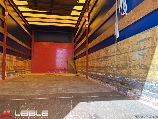 Remorque porte-caisson ACKERMANN-FRUEHAUF Pritsche + Plane*Wechselpritsche*41m³*Klapprunge