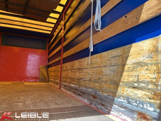 Remorque porte-caisson ACKERMANN-FRUEHAUF Pritsche + Plane*Wechselpritsche*41m³*Klapprunge