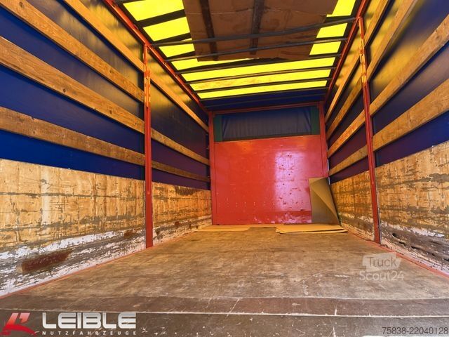 Remorque porte-caisson ACKERMANN-FRUEHAUF Pritsche + Plane*Wechselpritsche*41m³*Klapprunge