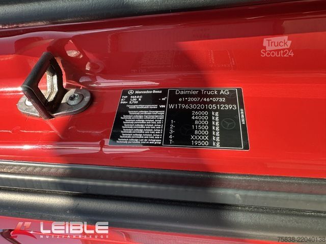 Kamion s kipom s pomičnim kontejnerom MERCEDES-BENZ Actros 2545* Hakenlift*Lift-Lenkachse*332TKM*